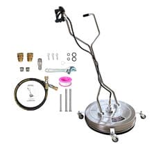 24" Pressure Washer Surface Cleaner Rotary Flat Patio Cleaner Stainless Steel
