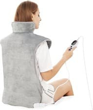 Mia & Coco 60x100cm Electric Heated Pad For Back Neck and Shoulder Pain Relief