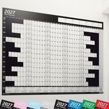 2027 Wall Calendar Year Planner A2 A1 A0 Chart Calender ✔WIDEST RANGE ON EBAY