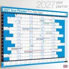 2027 Wall Calendar Year Planner Chart 14 Months Calender ✔WIDEST RANGE ON EBAY