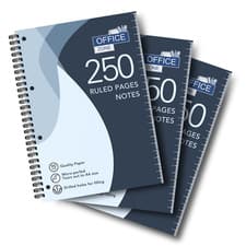 Office Zone 250 Ruled Pages Notebook