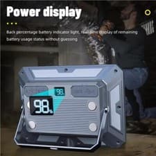 Magnetic 50W LED Work Light Rechargeable USB Flood Lamp with Power Bank