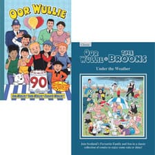 2027 Oor Wullie & The Broons 2 Book Collection