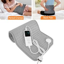 9 Heat Settings Electric Heating Pad 30x60cm