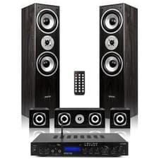 Fenton 5.0 Home Cinema Surround System - Bluetooth Amplifier - Black