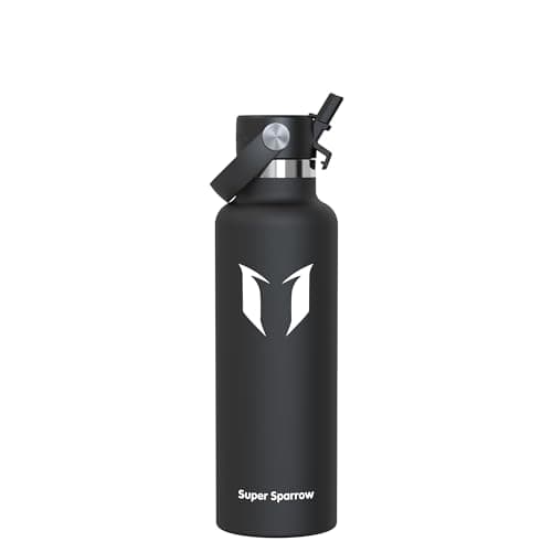 Sparrow Insulated Water Bottle 750ml FlipFlow Metal Drinks Bottle Straw, image 1 of 8