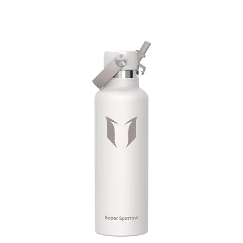 Sparrow Insulated Water Bottle 750ml FlipFlow Metal Drinks Bottle Straw, image 1 of 8