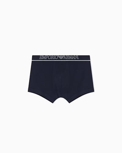 Emporio Armani Men's UNDERLINED Logoband Trunk Blue M, image 1 of 4