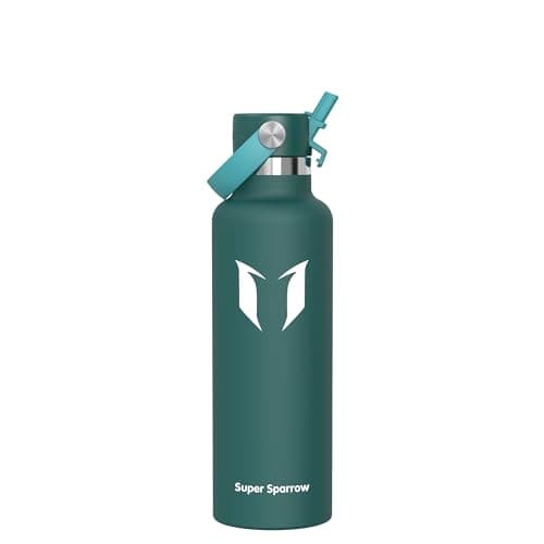 Sparrow Insulated Water Bottle 750ml FlipFlow Metal Drinks Bottle Straw, image 1 of 8