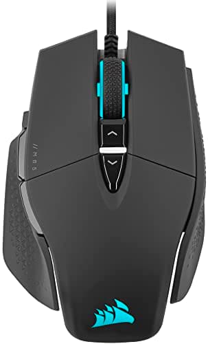Corsair M65 RGB ULTRA Tunable FPS Gaming Mouse - CORSAIR MARKSMAN 26,000 DPI Optical Sensor, Optical Switches, AXON Hyper-Processing Technology, Sensor Fusion Control, Tunable Weight System - Black, image 1 of 8
