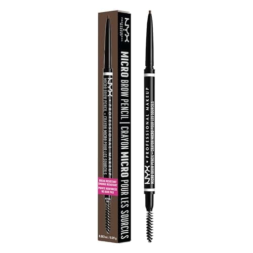 NYX Professional Makeup Micro Brow Pencil, Dual Ended Precise: Ash Brown, image 1 of 8