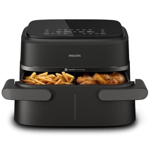 Philips Air Fryer 1000 Series Dual Basket 7.1L Mega Draw or Dual 3.5L+3.5L, image 1 of 8