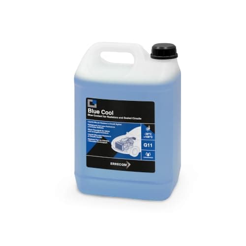 ERRECOM Blue Cool, Blue Coolant and Antifreeze Concentrate, Formulation with Nap Free inhibitor package, G11, 5 Litre, image 1 of 7
