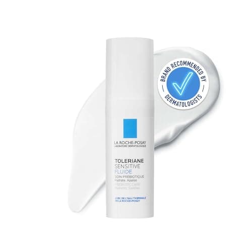 La Roche-Posay Toleriane Sensitive Fluid, 48H Prebiotic Moisturiser, 40ml, image 1 of 5