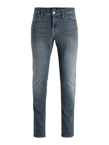 JACK & JONES Men's Jjiglenn Jjfelix Am 646 Noos, Grey Denim, 33 W/34 L, image 1 of 8