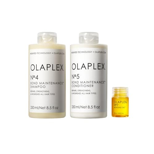 OLAPLEX Wash & Shine Hair Kit | Shampoo & Conditioner Set, Bonding Oil, image 1 of 8