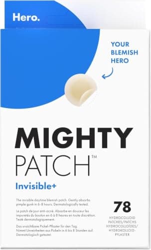 Hero Mighty Patches Invisible+ Hydrocolloid Spot Patches Daytime, 78 Count, image 1 of 8