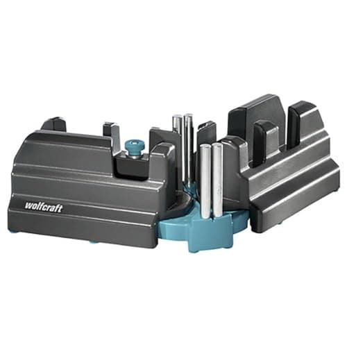 wolfcraft 2-in-1 Mitre Block & Bevel Gauge for Precise Skirting Board Cuts, image 1 of 4