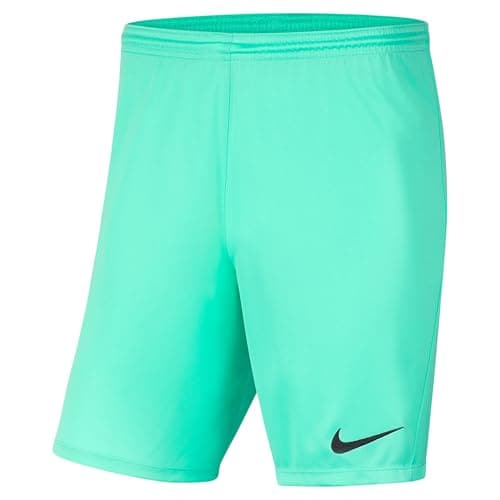 NIKE Men's Dri-fit Park 3 Football Shorts, Hyper Turq/Black, M UK, image 1 of 8