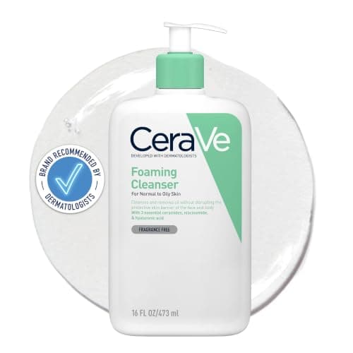 CeraVe Foaming Cleanser with Niacinamide for Normal to Oily Skin, 473ml, image 1 of 6