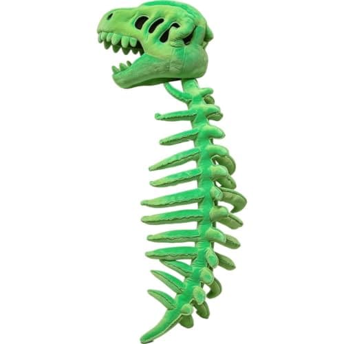 Halloween Dinosaur Cosplay Outfit with 3D Skeleton Tail and Hood, image 1 of 7