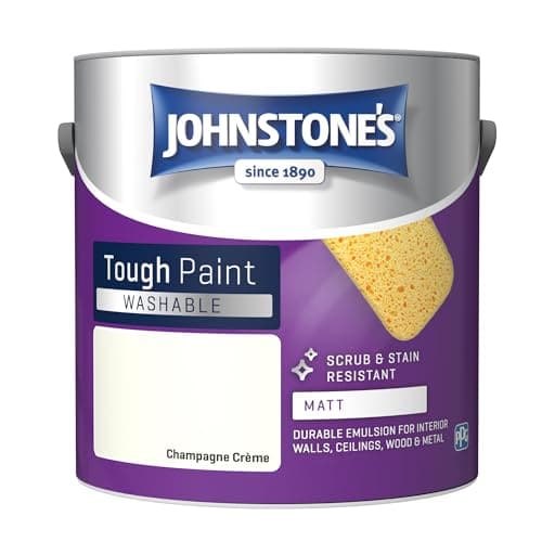 Johnstone's - Washable Matt Wall & Ceiling Paint - Champagne Crème - 2.5L, image 1 of 6