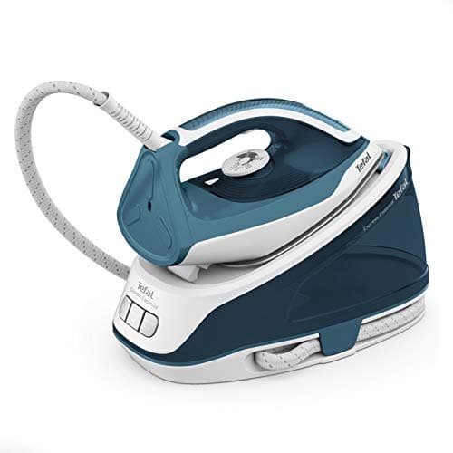 Tefal Express Essential Steam Generator Iron, 5.2 Bar, White and Blue, image 1 of 8