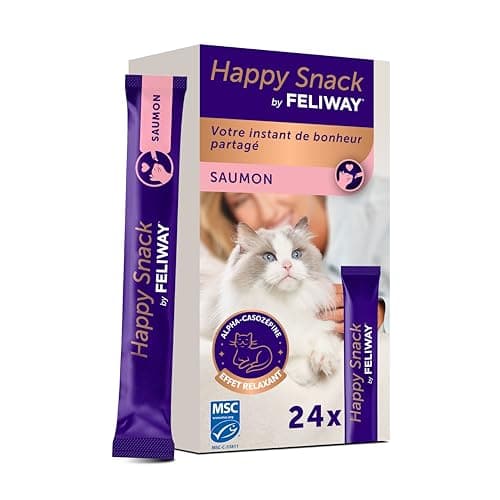 Happy Snack by FELIWAY Delicious Calming Creamy Cat Treats, Salmon flavour, image 1 of 8