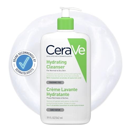CeraVe Hydrating Cleanser with Hyaluronic Acid for Normal to Dry Skin 562ml, image 1 of 7