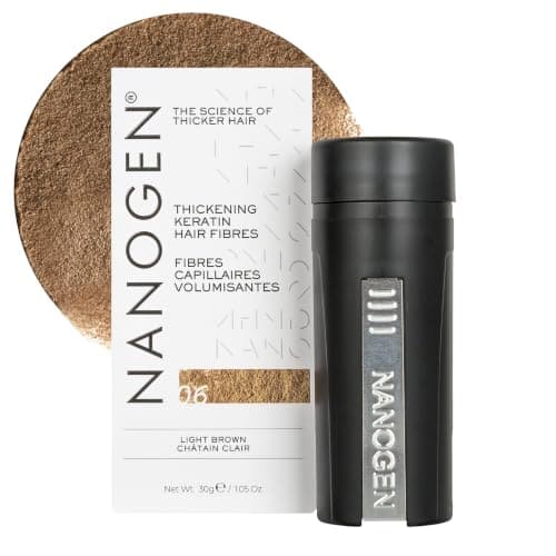 Nanogen Hair Fibres Light Brown, Root Touch Up, 30g, image 1 of 8