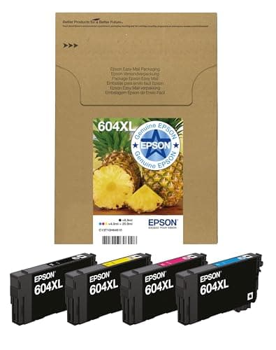 Epson 604XL Pineapple, Genuine Multipack, Eco-Friendly Packaging, 4-Colours Ink Cartridges, image 1 of 6