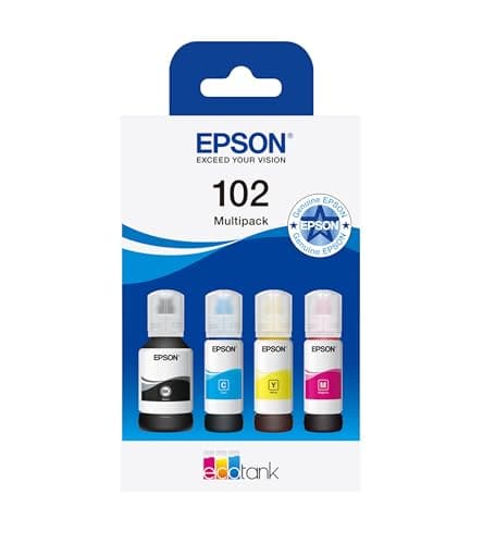 Epson EcoTank 102 Genuine Multipack Ink Bottles, image 1 of 7
