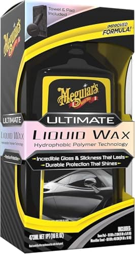 Meguiar's Ultimate Liquid Wax, 473 ml, with Towel and Applicator Pad, image 1 of 8