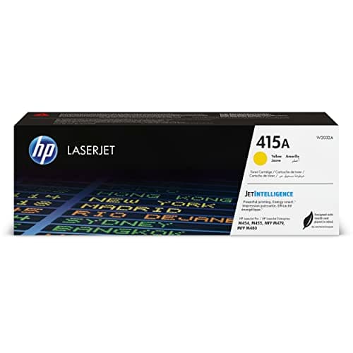 HP 415A - Yellow - original - LaserJet - toner cartridge (W2032A) - for Color LaserJet Pro M454, MFP M479, image 1 of 6