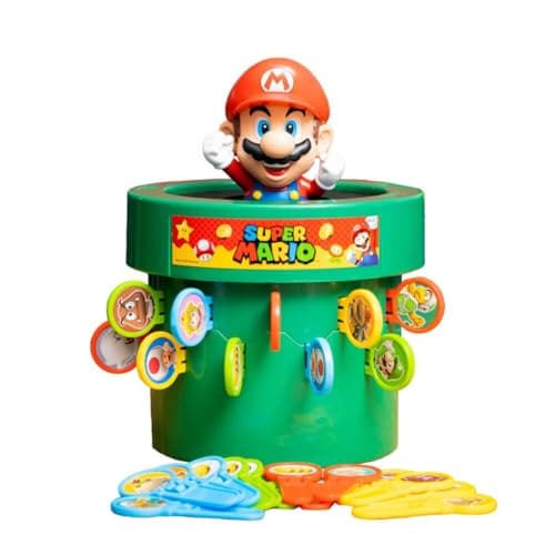 TOMY Pop Up Super Mario Toys Board Game - Family Kids Game, 4+, image 1 of 8