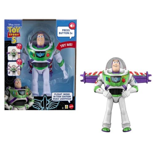 ​Mattel Disney and Pixar Toy Story 5 Flight Mode Hi-TechBuzz Lightyear, image 1 of 6