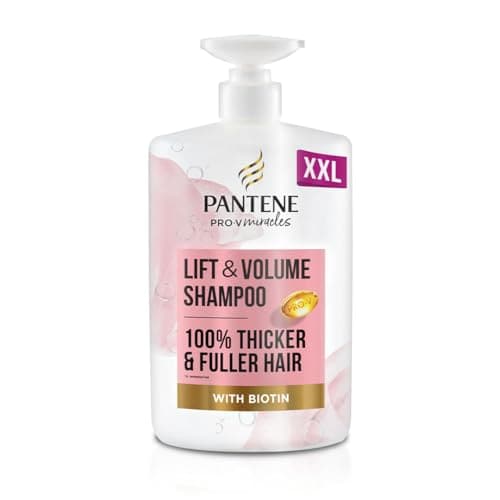 Pantene Lift'N'Volume Thickening Shampoo with Biotin, Silicone Free, 1L, image 1 of 6