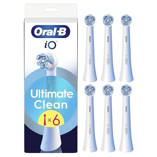 Oral-B iO Series Ultimate Clean Electric Toothbrush Heads, 6 Count, White, image 1 of 8