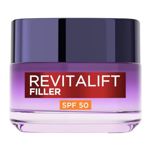 L’Oréal Paris Revitalift Filler Replumping Anti Ageing SPF50 Day Cream 50ml, image 1 of 8