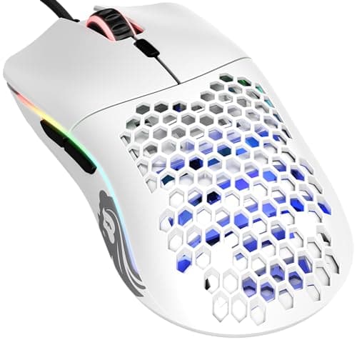 GLORIOUS Model O Wired Gaming Mouse (Matte White), image 1 of 8