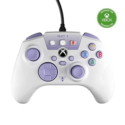 Turtle Beach React-R Controller White/Purple - Xbox Series X|S, Xbox One and PC, image 1 of 8