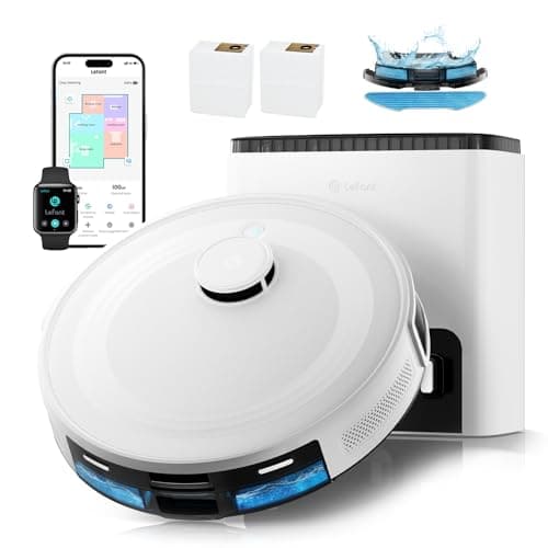 Lefant M2 Plus Robot Vacuum Cleaner with Mop, LiDAR and 6000Pa Suction, image 1 of 8