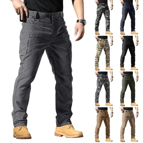 Mens Hiking Tactical Trousers Waterproof Work Pants Camouflage Trousers, image 1 of 5