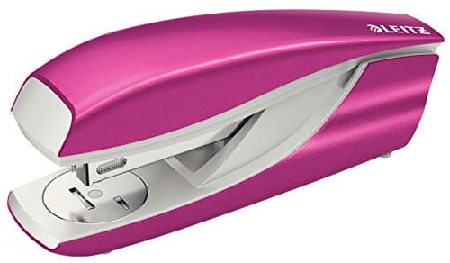 Leitz 5502 Stapler Half Strip Throat 60mm for 26/6 24/6 Capacity 30 Sheets Metallic Pink Ref 55022023, image 1 of 6