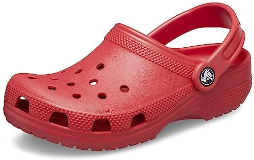 Crocs Unisex Kids Classic Clog K Clogs, Varsity Red, 3 UK, image 1 of 7