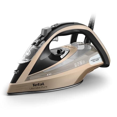 Tefal Ultimate Pure 3100W Steam Iron, Airglide Soleplate, Black/Bronze, image 1 of 8