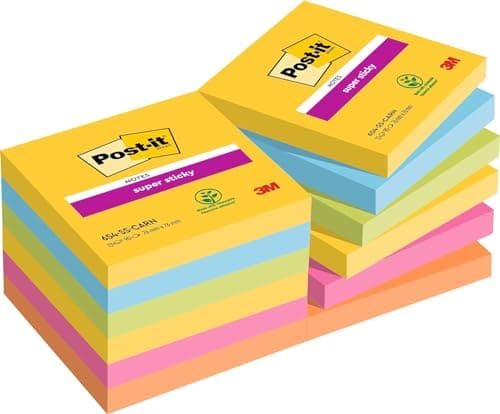 Post-it Super Sticky Notes, 76mm x 76mm, image 1 of 8