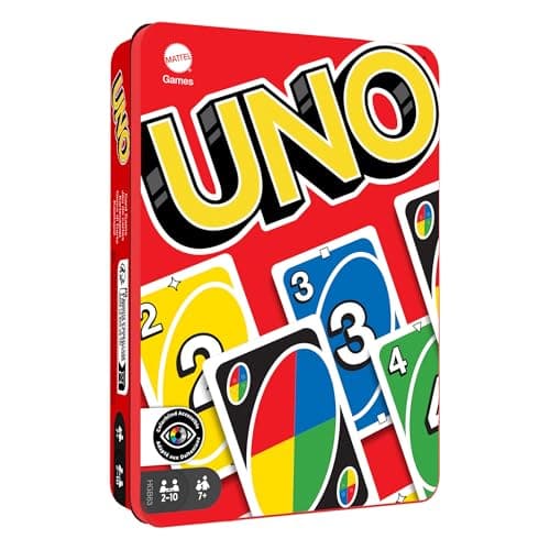 Mattel Games UNO Card Game, Ages 7+, Players 2-10, image 1 of 6