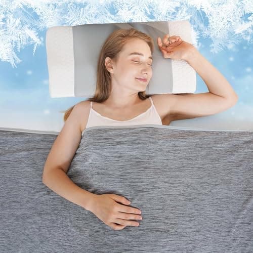 QUTOOL Double-Sided Cooling Blanket for Night Sweats