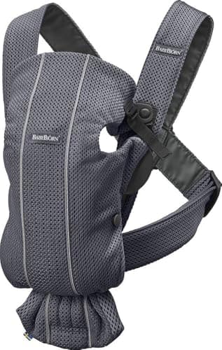 BabyBjörn Baby Carrier Mini, 3D Mesh, Anthracite, image 1 of 8
